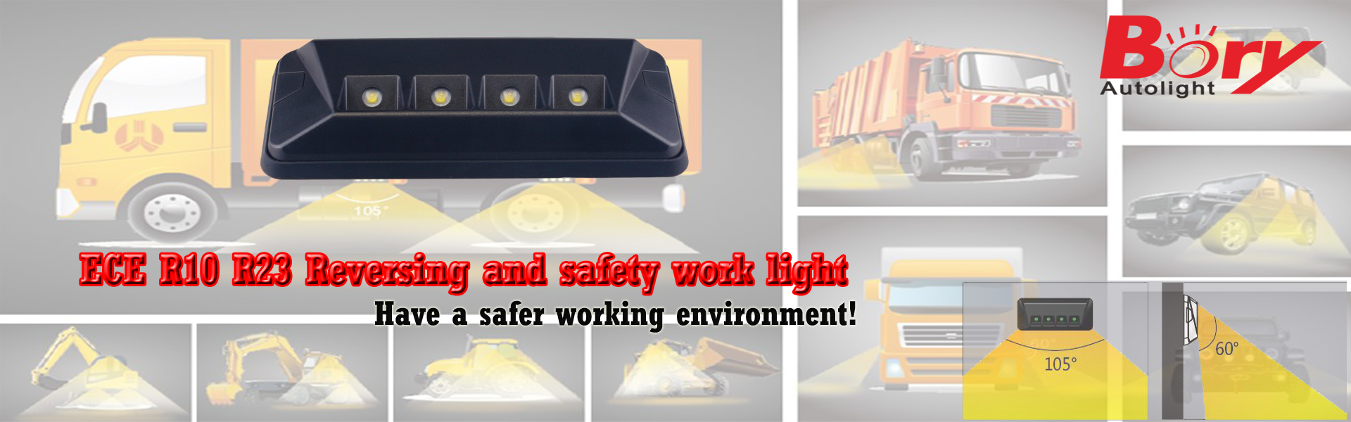 Luz de condução dirigida, Luz de trabalho dirigida, Luz de aviso dirigida,GUANGZHOU BORY AUTO LIGHT CO.LTD